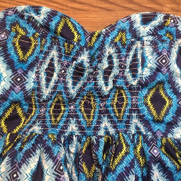 Strapless summer dress size Large - P-02 - Picture 8 of 9